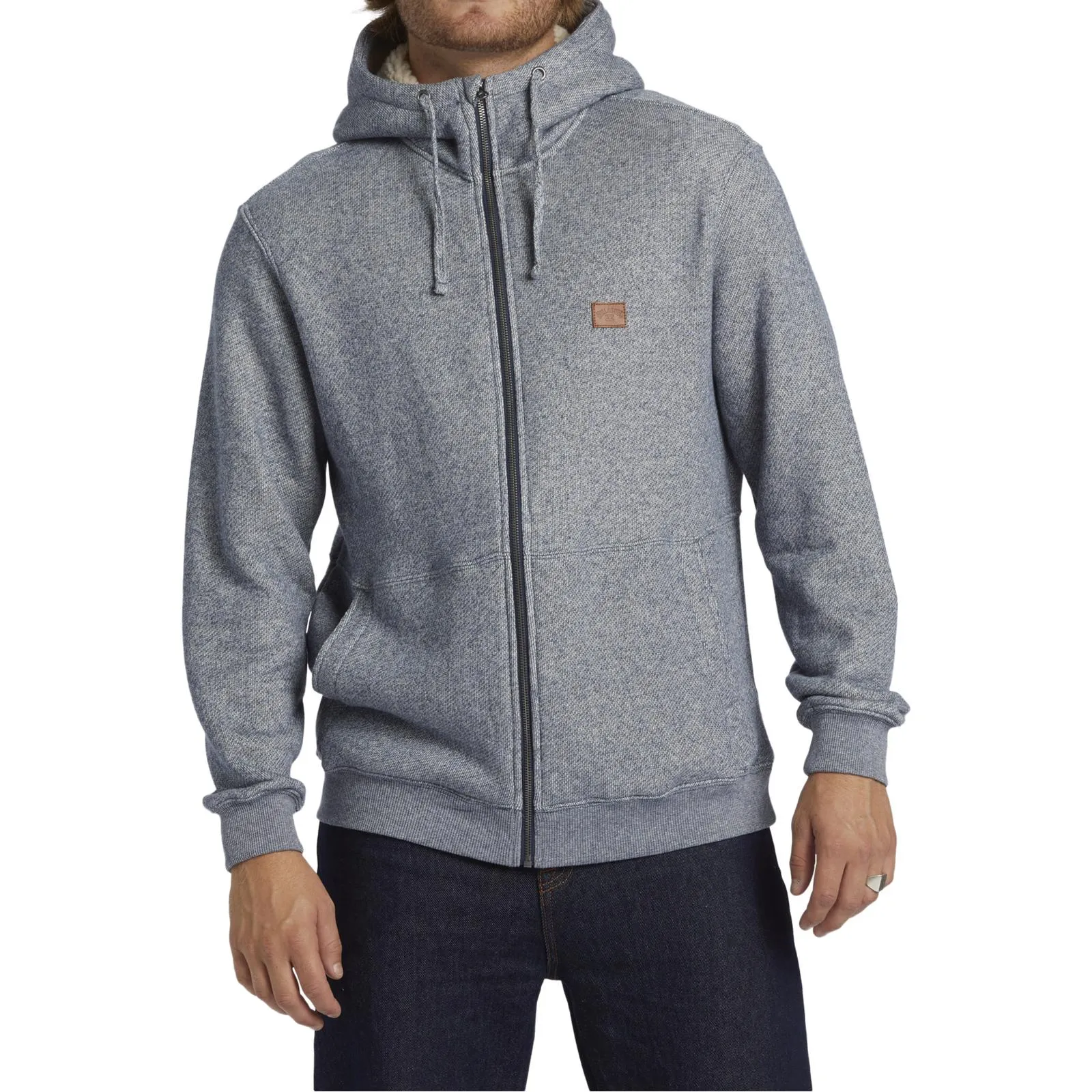 Billabong Mens Hudson Zip Up Hoodie Daily Active Durable Build