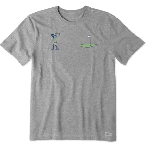 Men's Jake Golfing Medley Short Sleeve Tee Fun and Playful