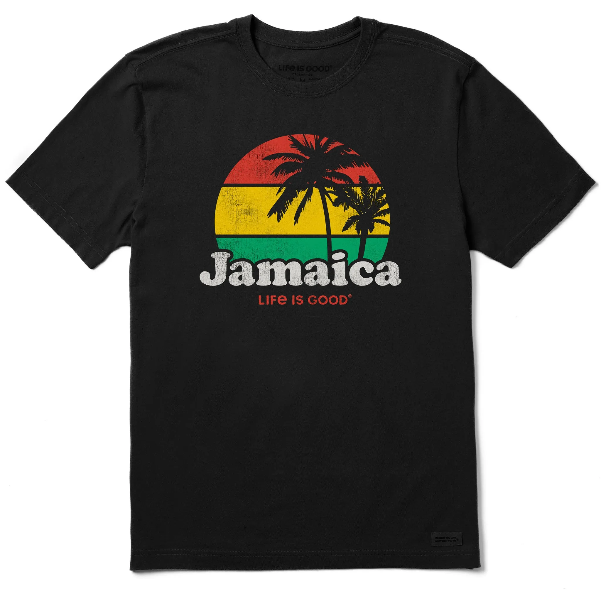 Relax Trend Outdoor Leisure Look Men's Jamaica Palms Short Sleeve Crusher Tee