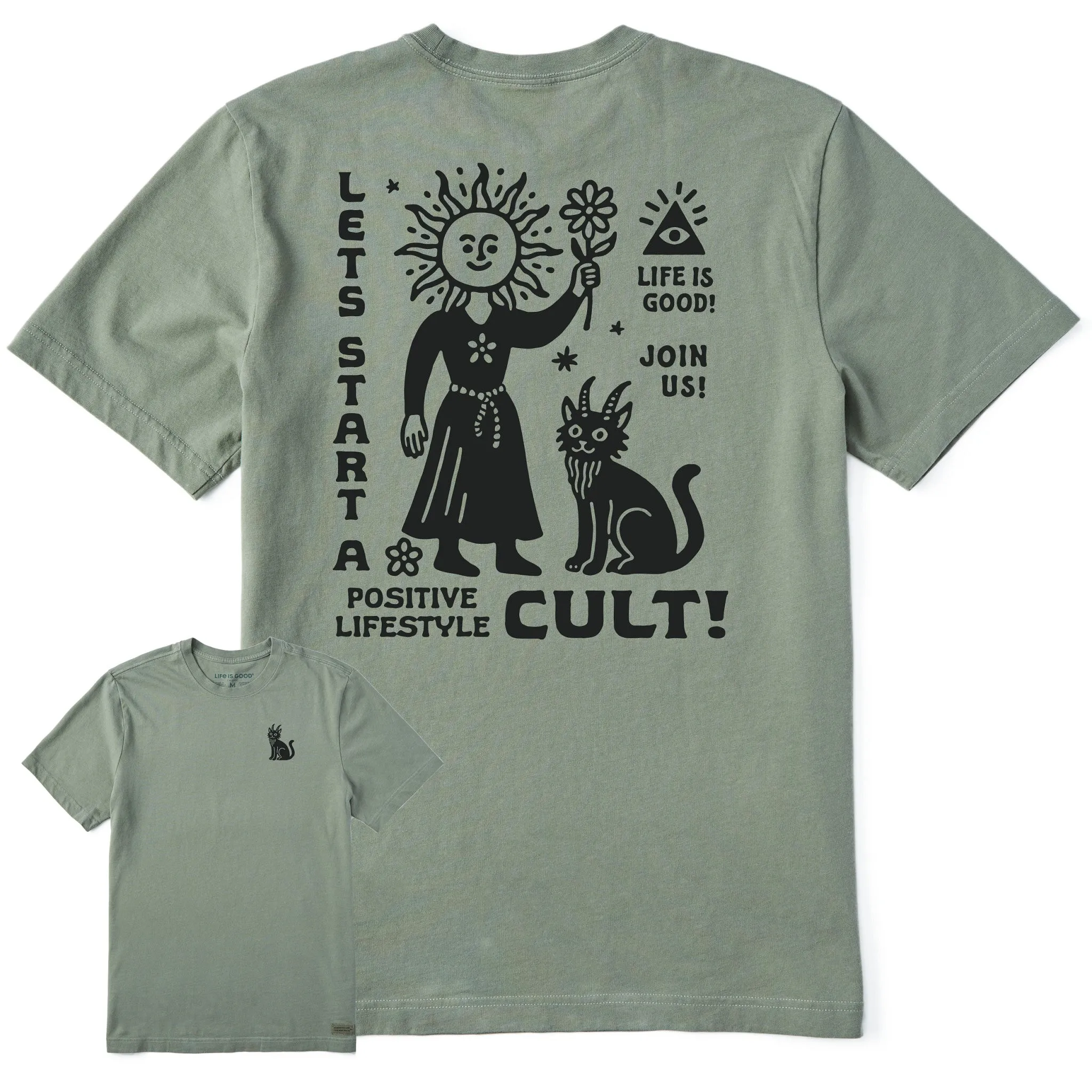 All-Day Wear Men's Let's Start a Lifestyle Cult Short Sleeve Tee