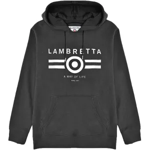 Lambretta Mens Logo Graphic Hoodie Zippered Pocket product warranty