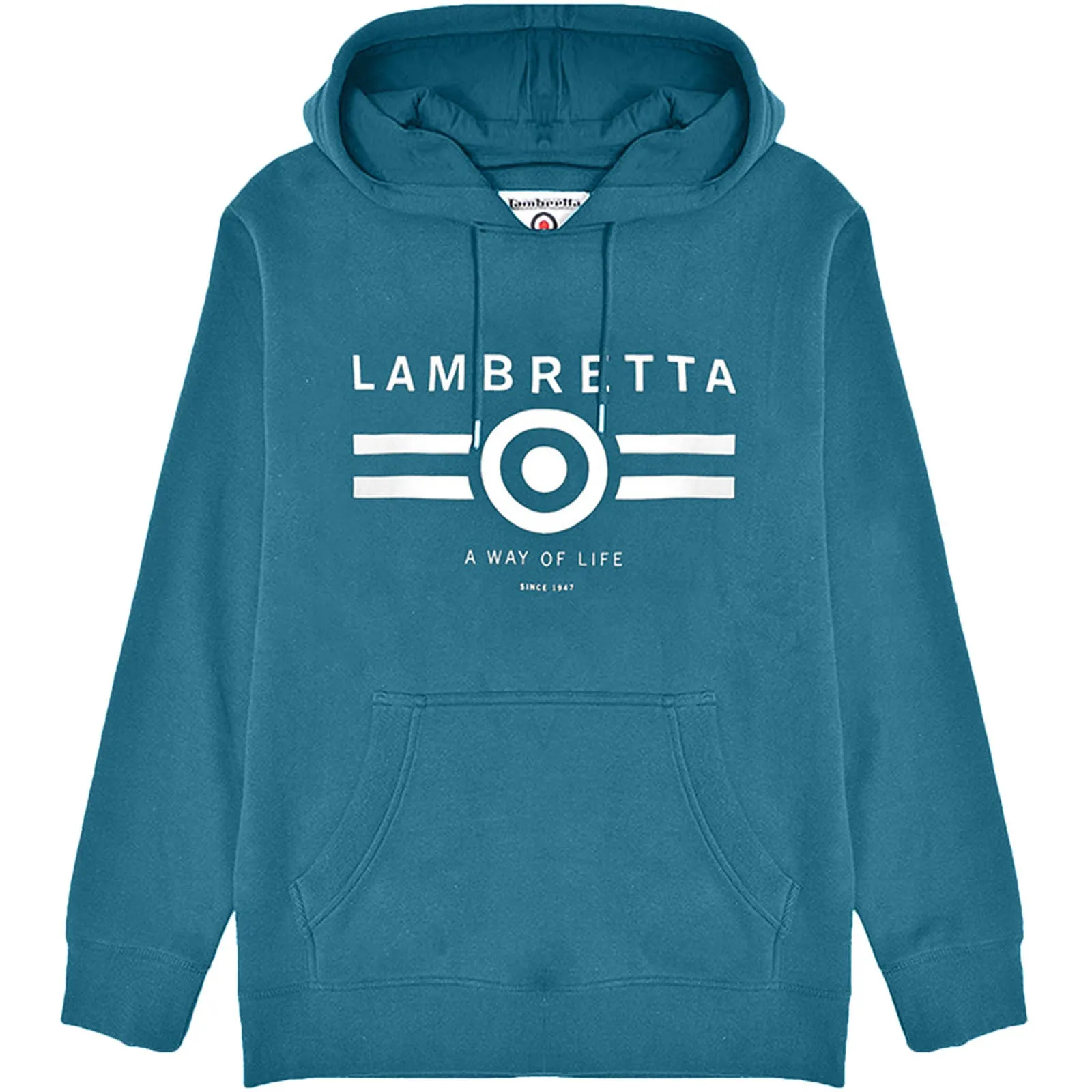 Lambretta Mens Logo Graphic Hoodie Smart Hoodie