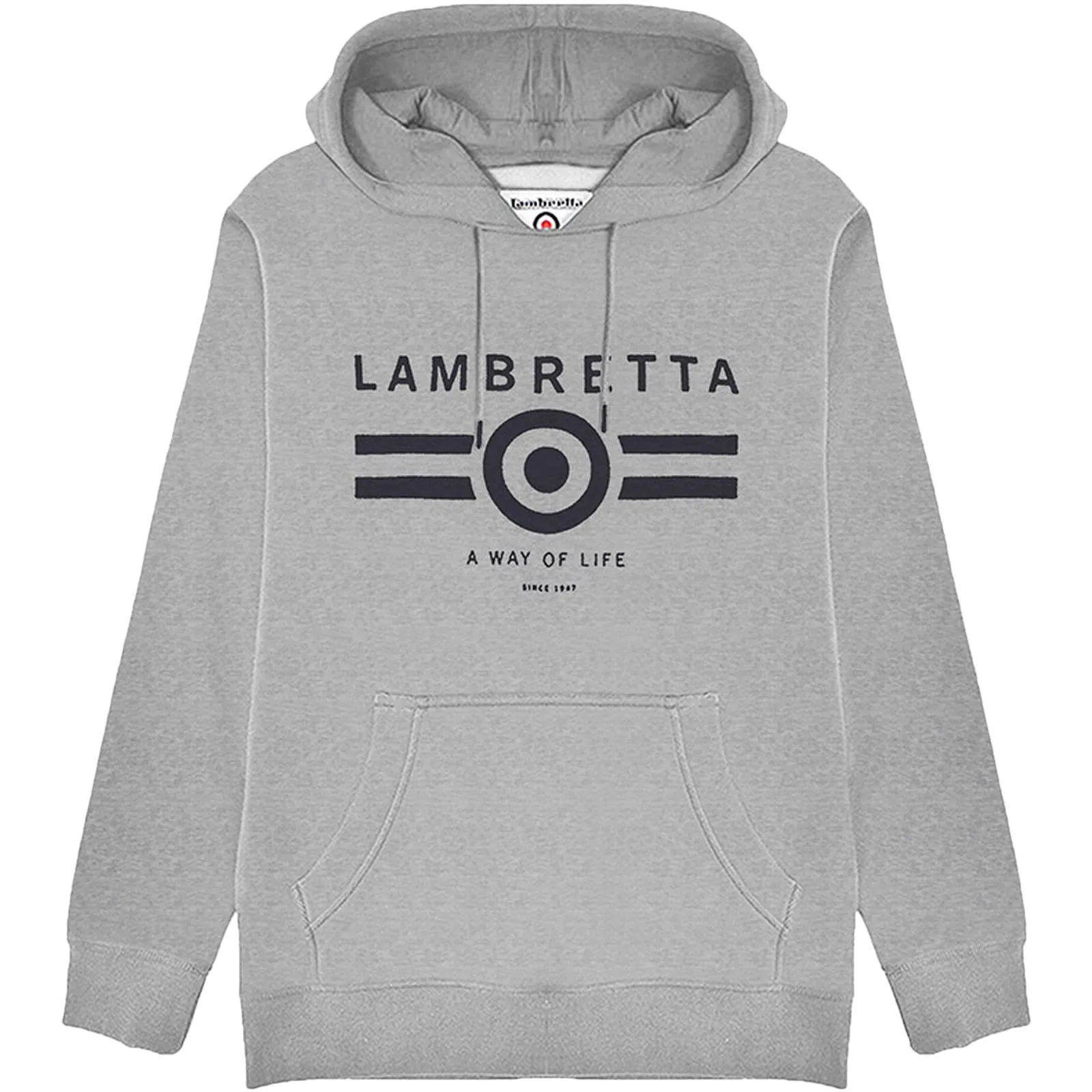 Lambretta Mens Logo Graphic Hoodie Comfy All Day