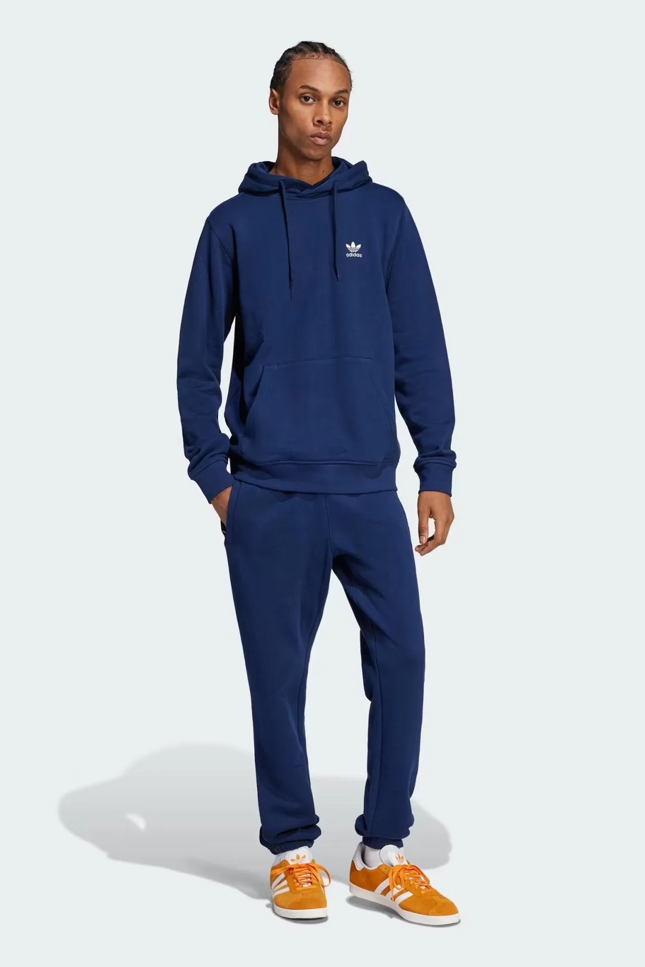 Essential Hood Ft Night Indigo Trendy Fashion fit test