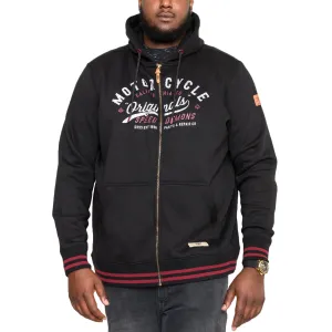ideal for birthdays product budget friendly D555 Mens Patrick Big & Tall Full Zip Hoodie - Black