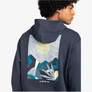 Quiksilver Mens Abstract Nature Pullover Hoodie Daily Chic product mesh lining breathability