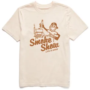 Minimalist purity Timeless Comfort Men's Jake Smoke Show Short Sleeve Crusher Tee