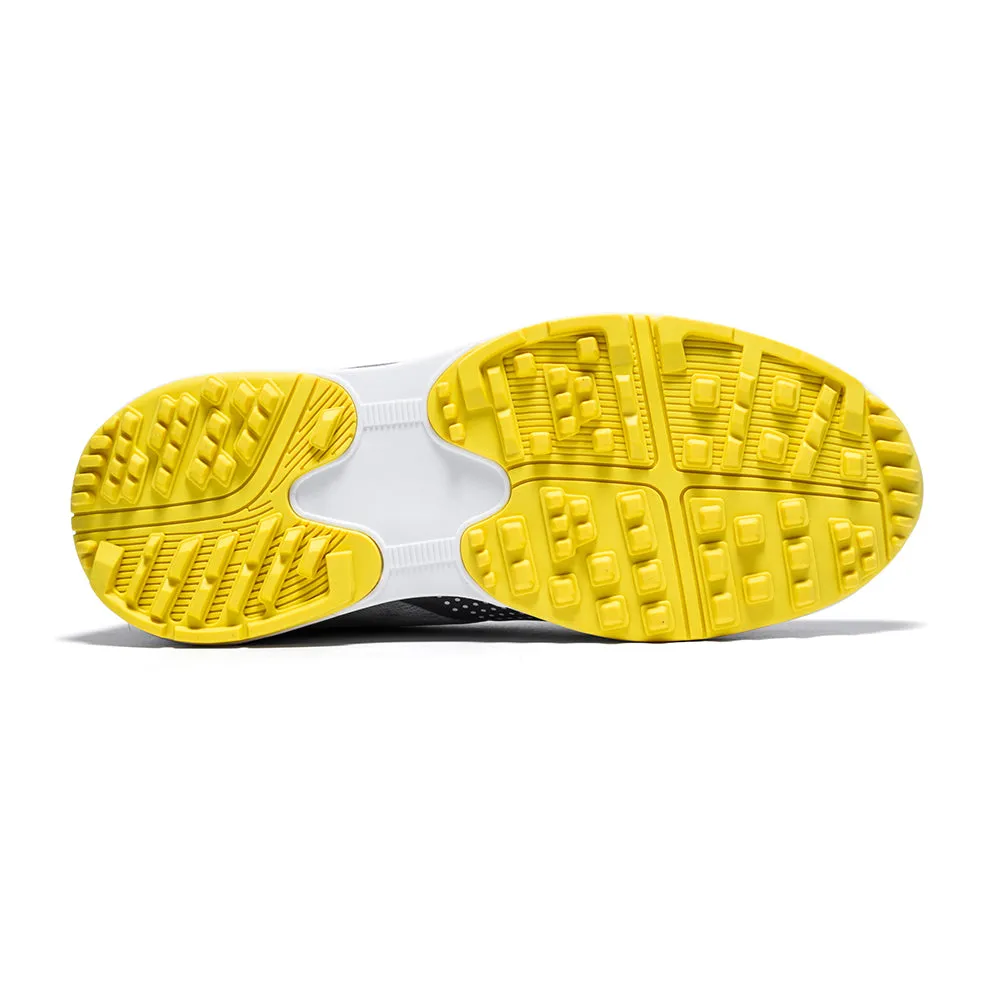Ask Echo MX515 Men's Breathable Spikeless Golf Shoes /  Yellow Responsive Feel Active Flex