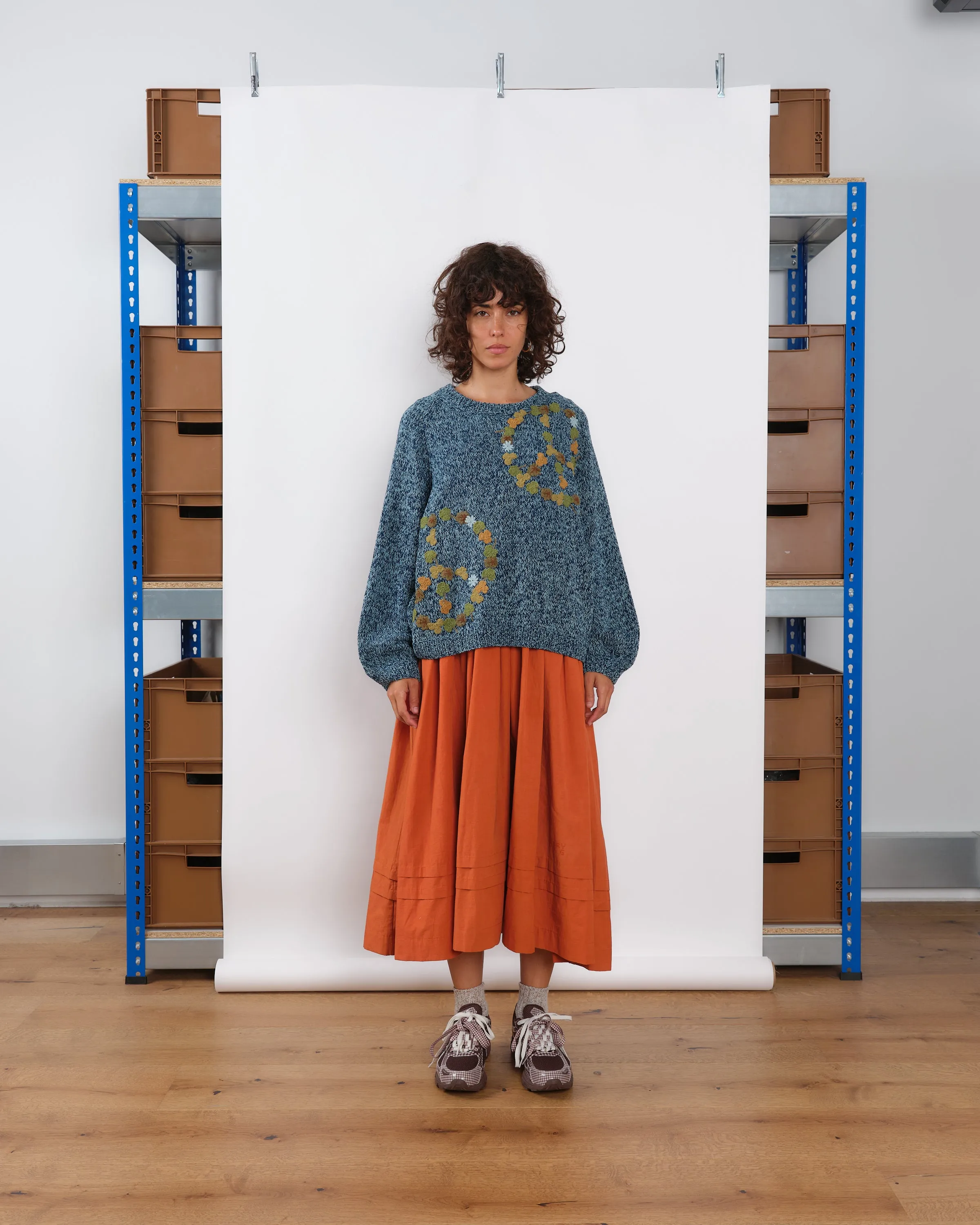 Bulb Knit Jumper - Indigo Peace All-Day Use