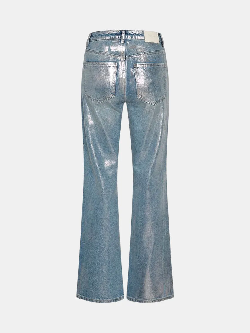 Fit For Every Day Tagless Design CoatyGZ Jeans Coated Silver Blue