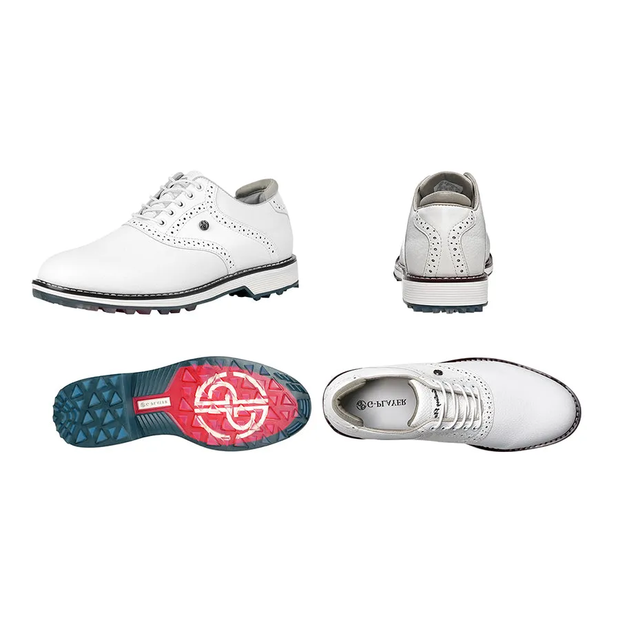 Ask Echo G3 Men's Professional Spikeless Golf Shoes?/ White Padded Tongue Windproof Comfort