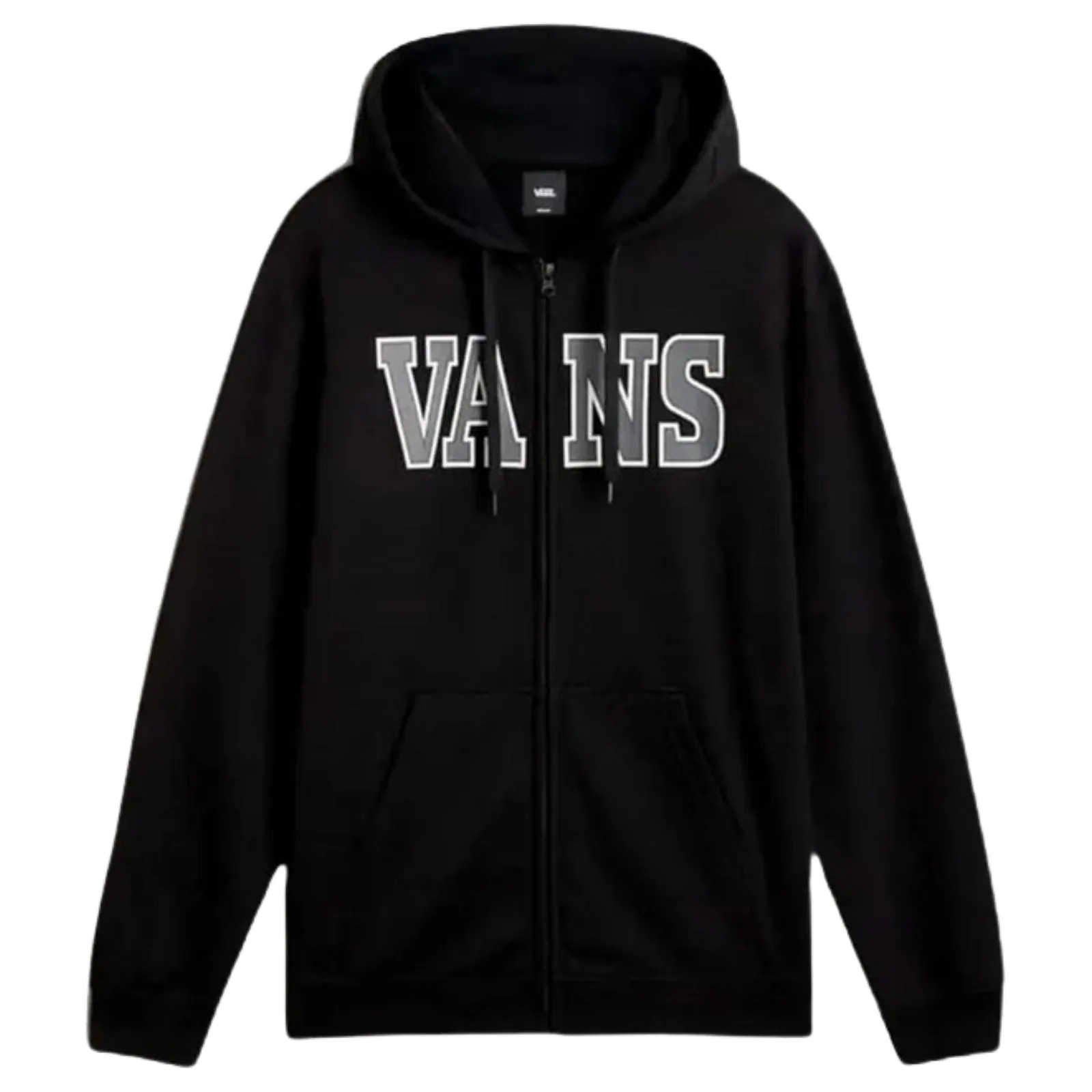 Sporty Look Comfy Street Vans Mens Varcity B Full Zip Hoodie