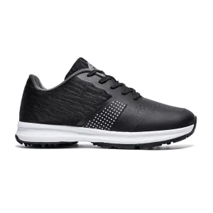 Anti Fatigue Technology Speed Performance Ask Echo MX515 Men's Breathable Spikeless Golf Shoes /  Black