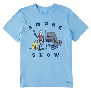 Eco Friendly Material Stretch Fit Design Men's Jake & Rocket Smoker Short Sleeve Tee