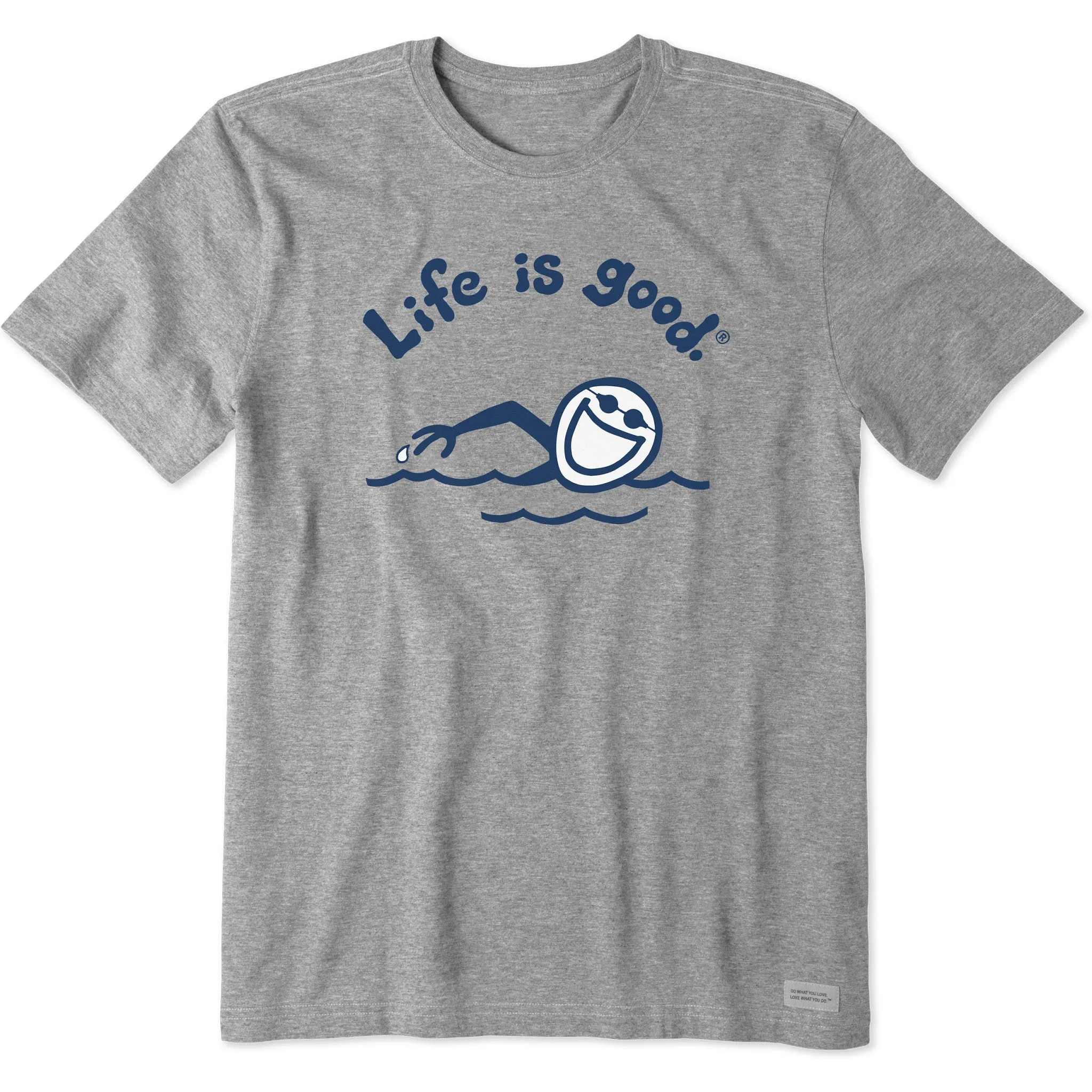 Men's Jake Swim Short Sleeve Crusher Tee Casual Comfort Wear Perfect For Relaxing