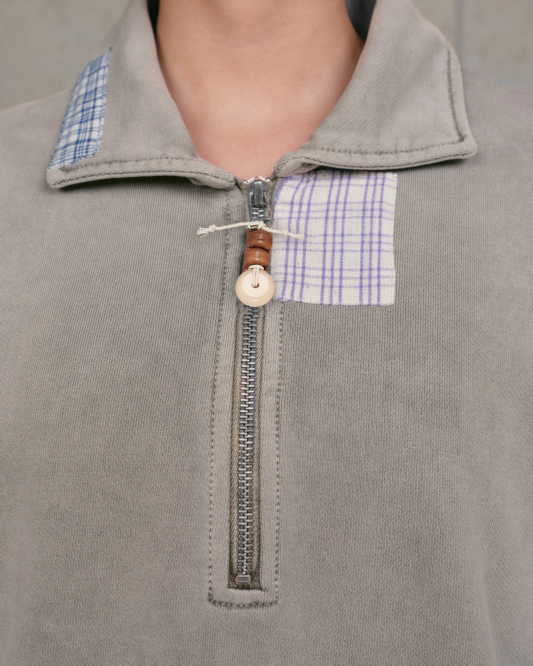 Stylish Hoodie Geo Pullover - Grey Picnic