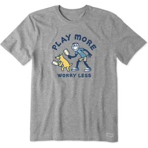 Chill Vibes Men's Jake & Rocket Play Pickleball Short Sleeve Tee