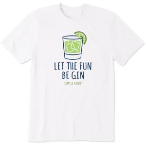 FlexibleCollarOptions Sport Flex Fit Men's Let the Fun Be Gin Short Sleeve Tee