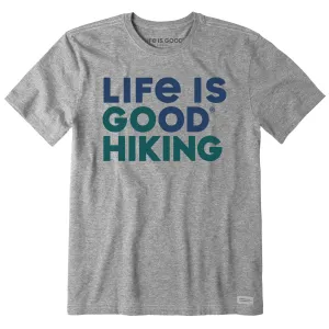 Men's Life is Good Go Hiking Short Sleeve Crusher Tee Workout