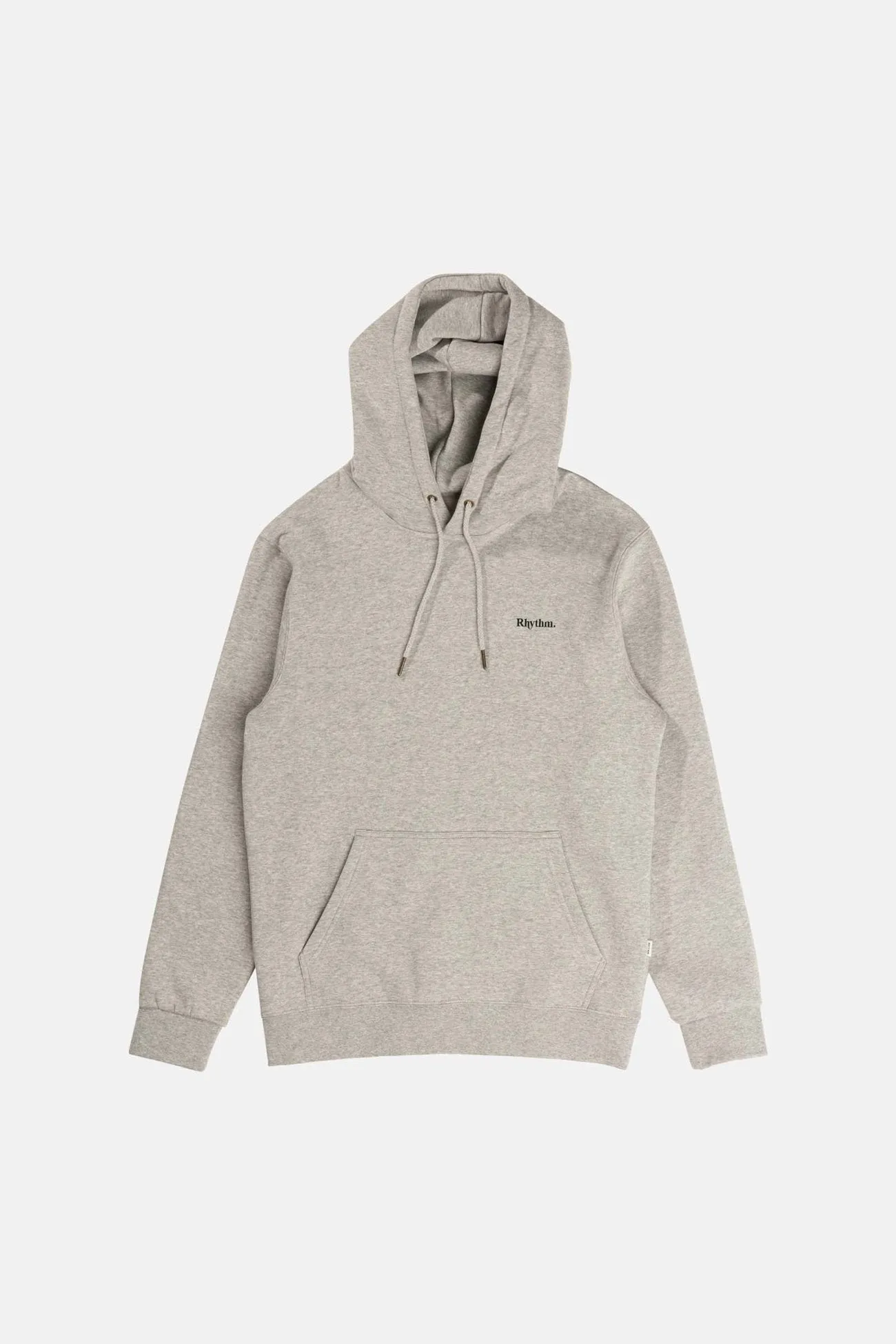 Brand Fleece Hood Grey Heather Cozy Streetwear
