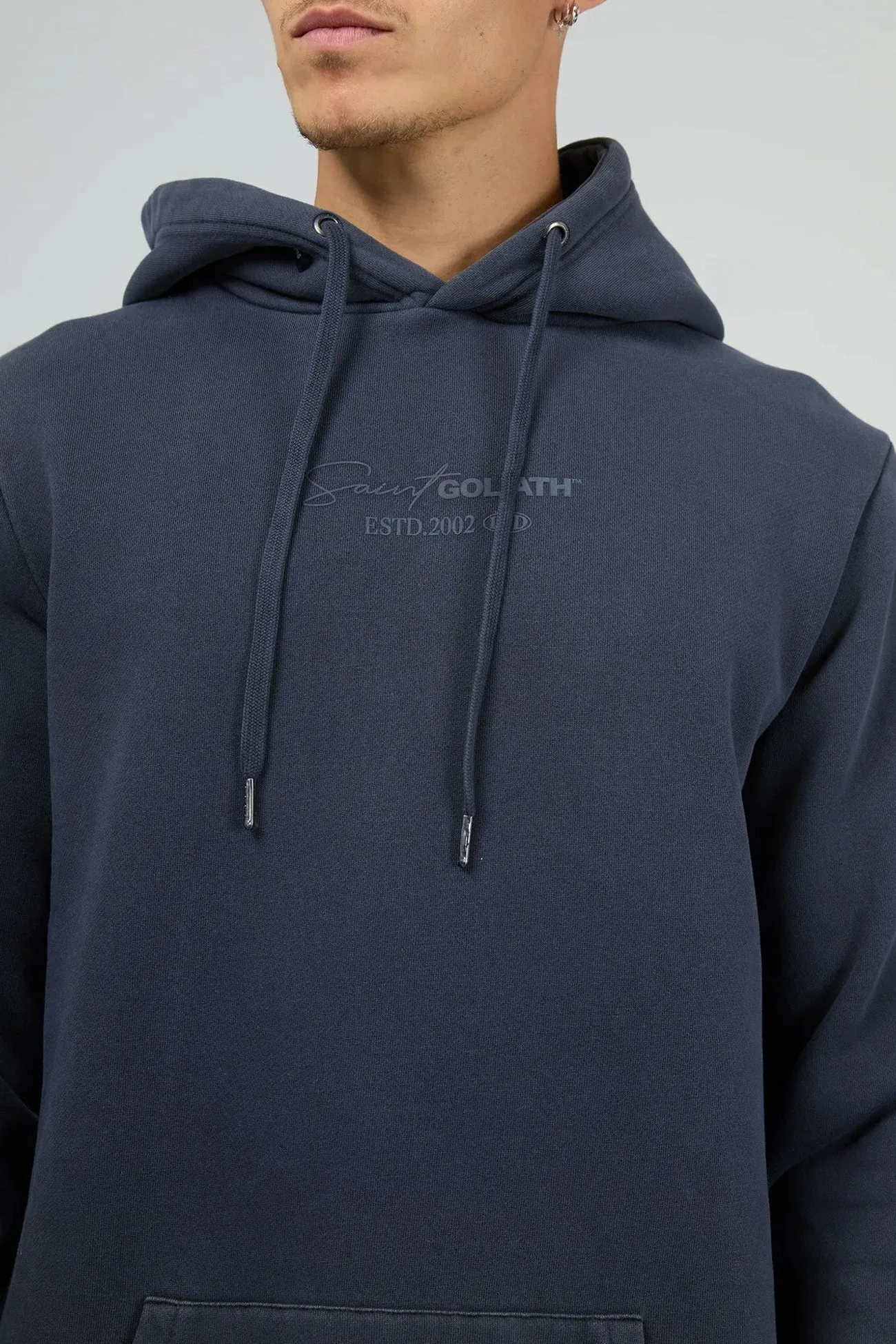 Trendy Outfit Memory Hoodie Steel Blue