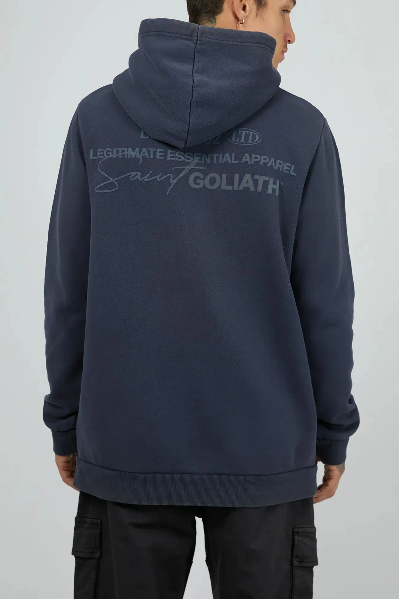 Memory Hoodie Steel Blue Simple Comfort adults'