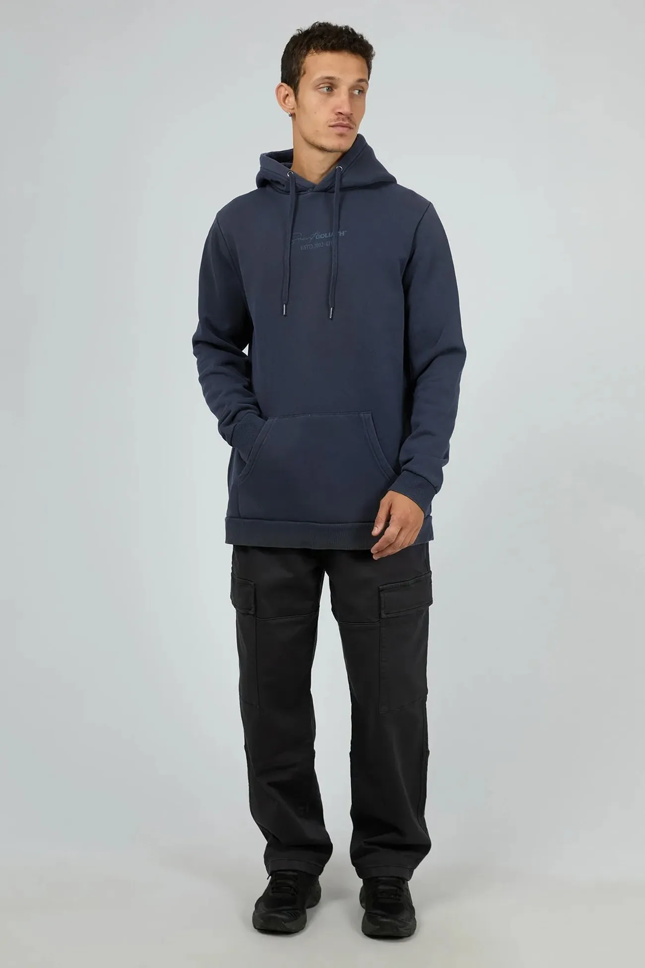 Fresh Bold Memory Hoodie Steel Blue