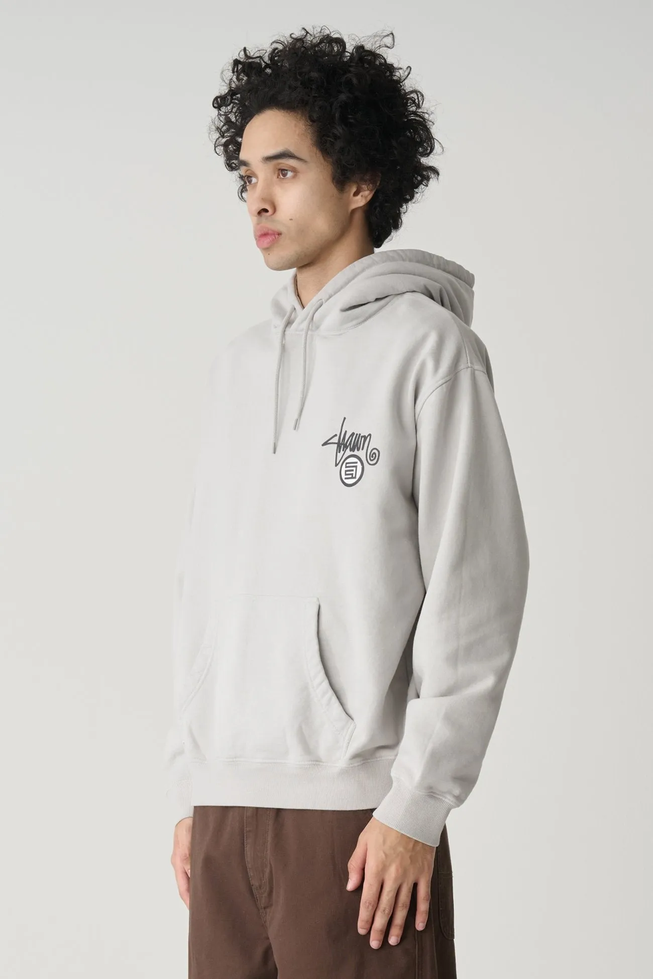 Minimalist Design Shawn Dot Hood Washed Grey