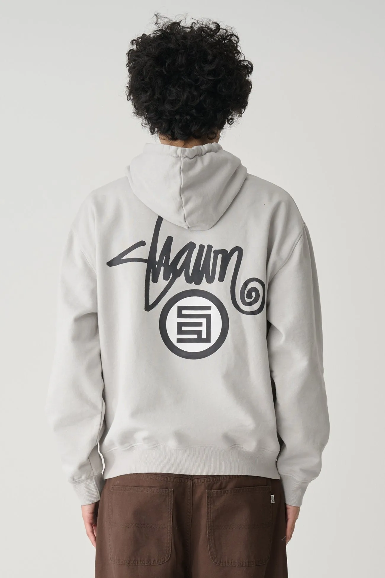 Cozy Outerwear Shawn Dot Hood Washed Grey