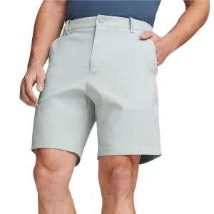 Comfy Vibes Multi Directional Flex Zones Puma Dealer Golf Shorts 8" - Ash Gray