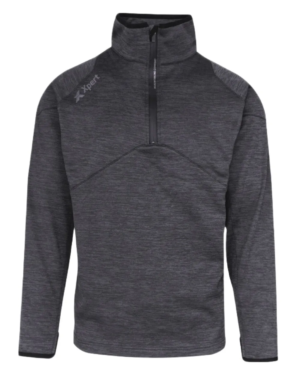 Xpert Mens Pro Half Zip Tech Fleece Jacket MultiPocketDesign