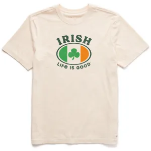 Men's Irish Life is Good Badge Short Sleeve Crusher Tee Feminine Touch