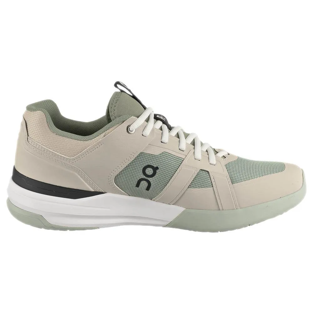 On Men's THE ROGER Clubhouse Pro - Silver/Glacier Well Padded Comfortable Heel