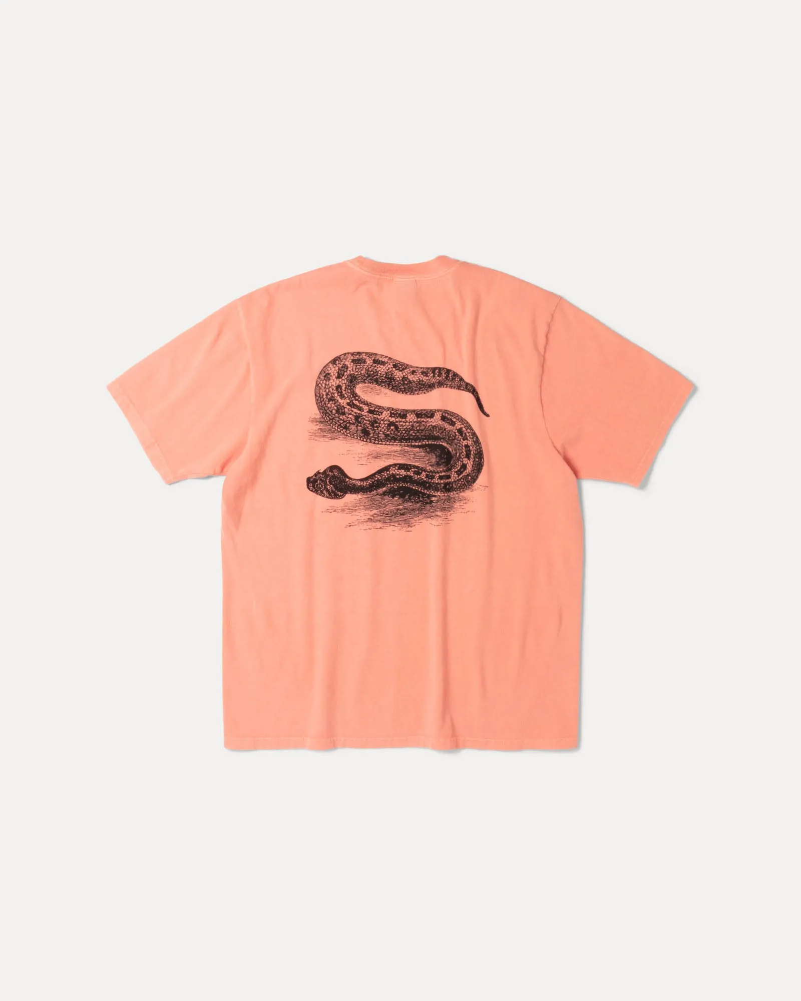 Trendy Design Breathable Waist SERPENT TEE PIGMENT DYED