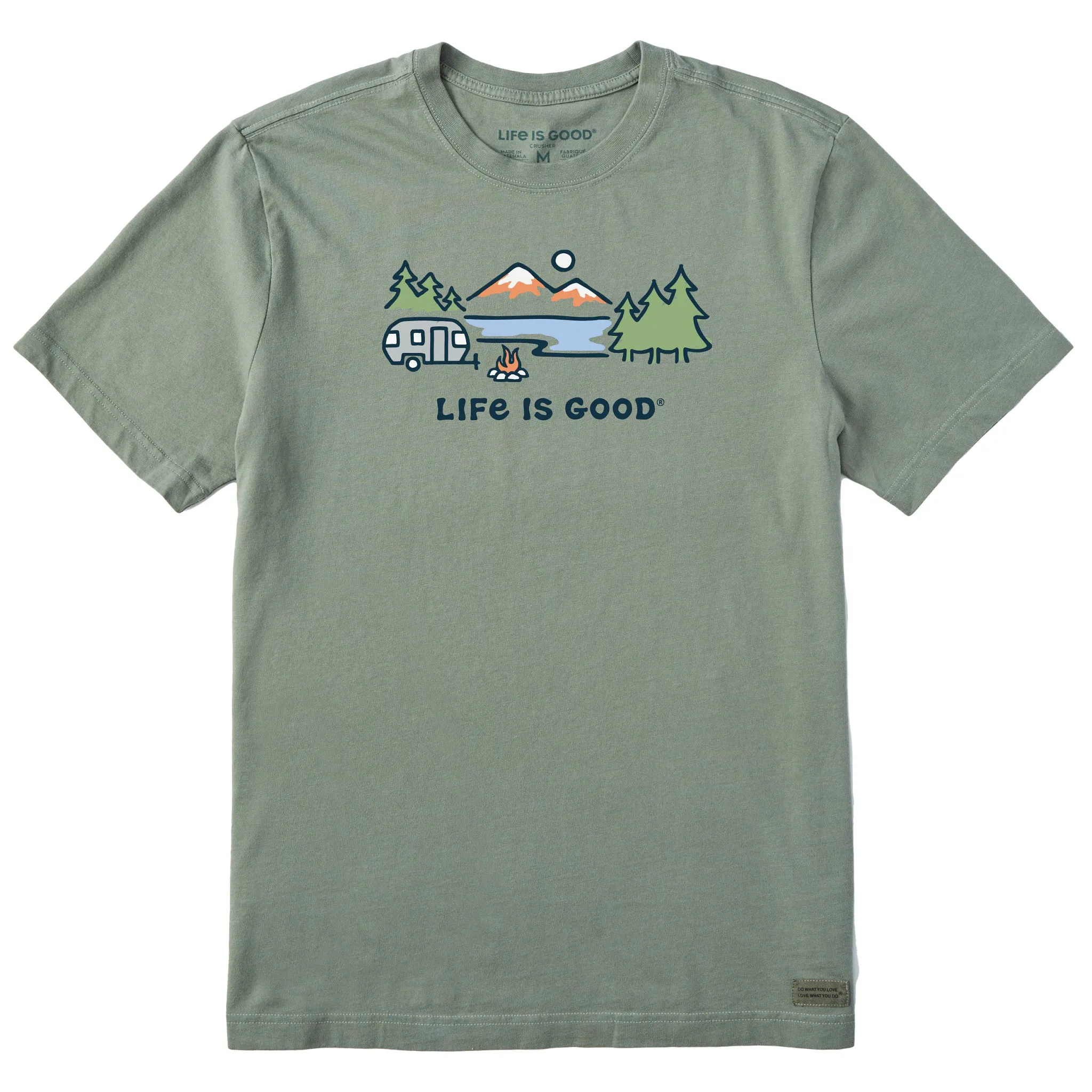 Summer Style Men's Lakeside Camper Short Sleeve Tee