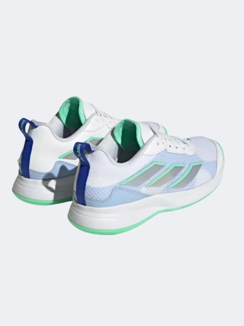 Adidas Avaflash Low Women Tennis Shoes White/Multi Flexible Arch Support