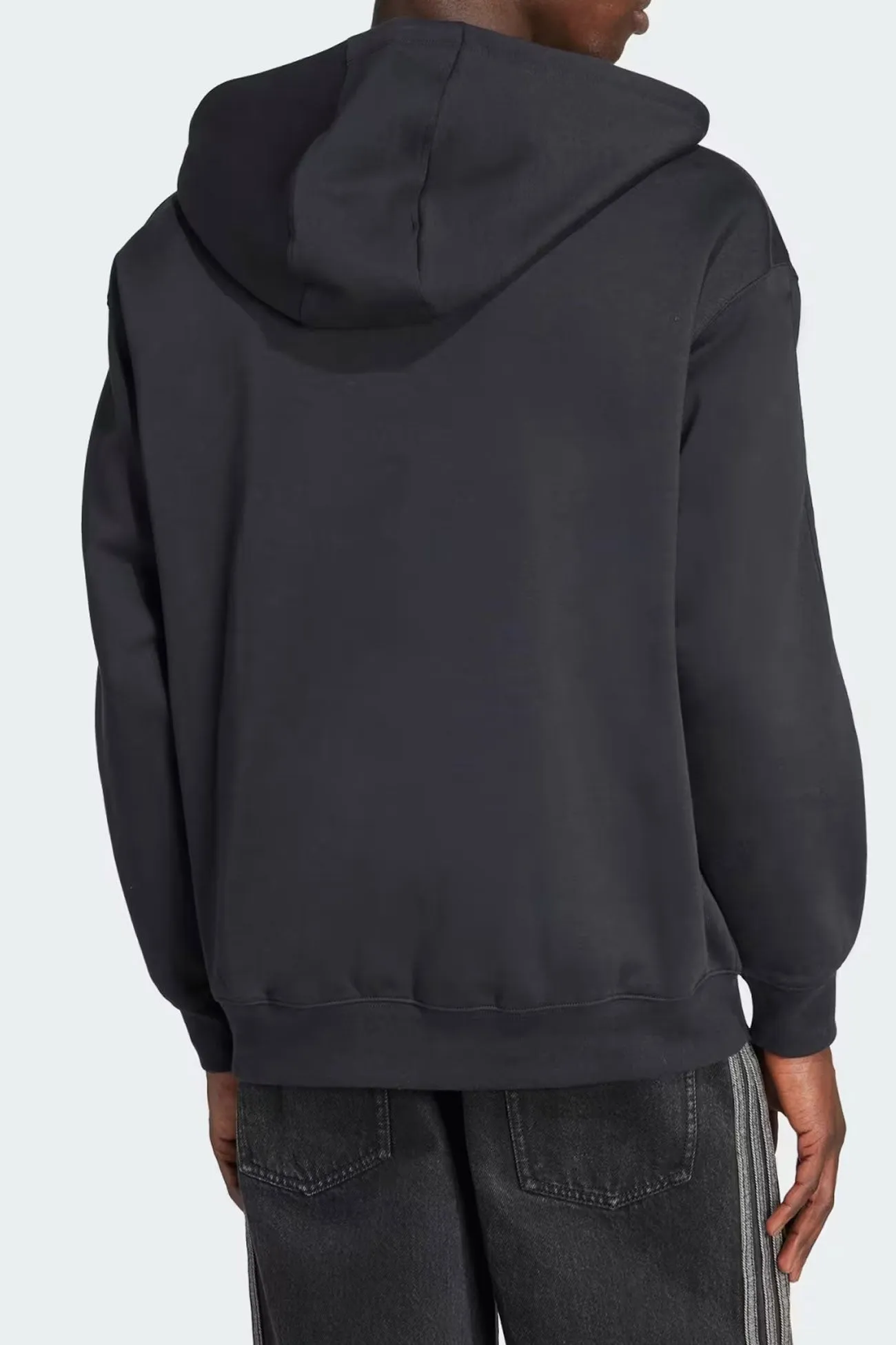 Baggy FZ Hoodie Black Winter Gear Comfy Street Style