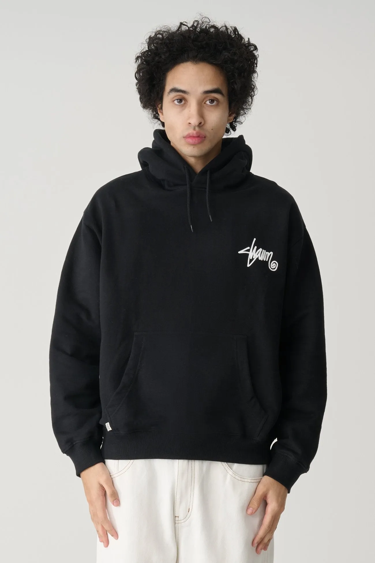 Shawn Script Hood Black Earthy Tones