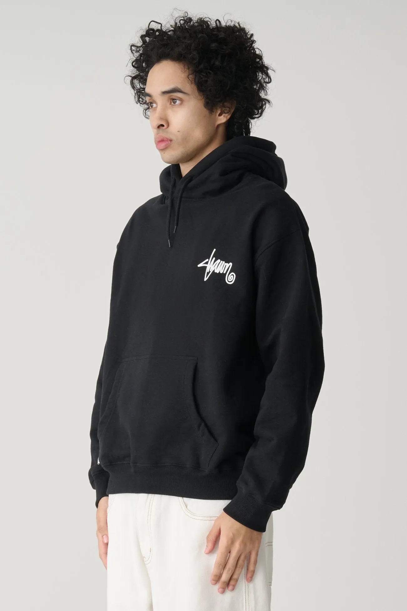 Shawn Script Hood Black Fashion Flex Hoodie Style