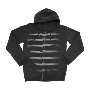 Together We March Zip Hoodie Travel Companion Patchwork