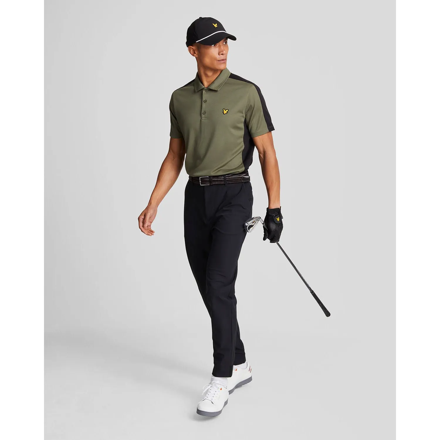 Soft Brushed Lining Sport Fit Lyle & Scott Airlight Tech Golf Trackies - Jet Black