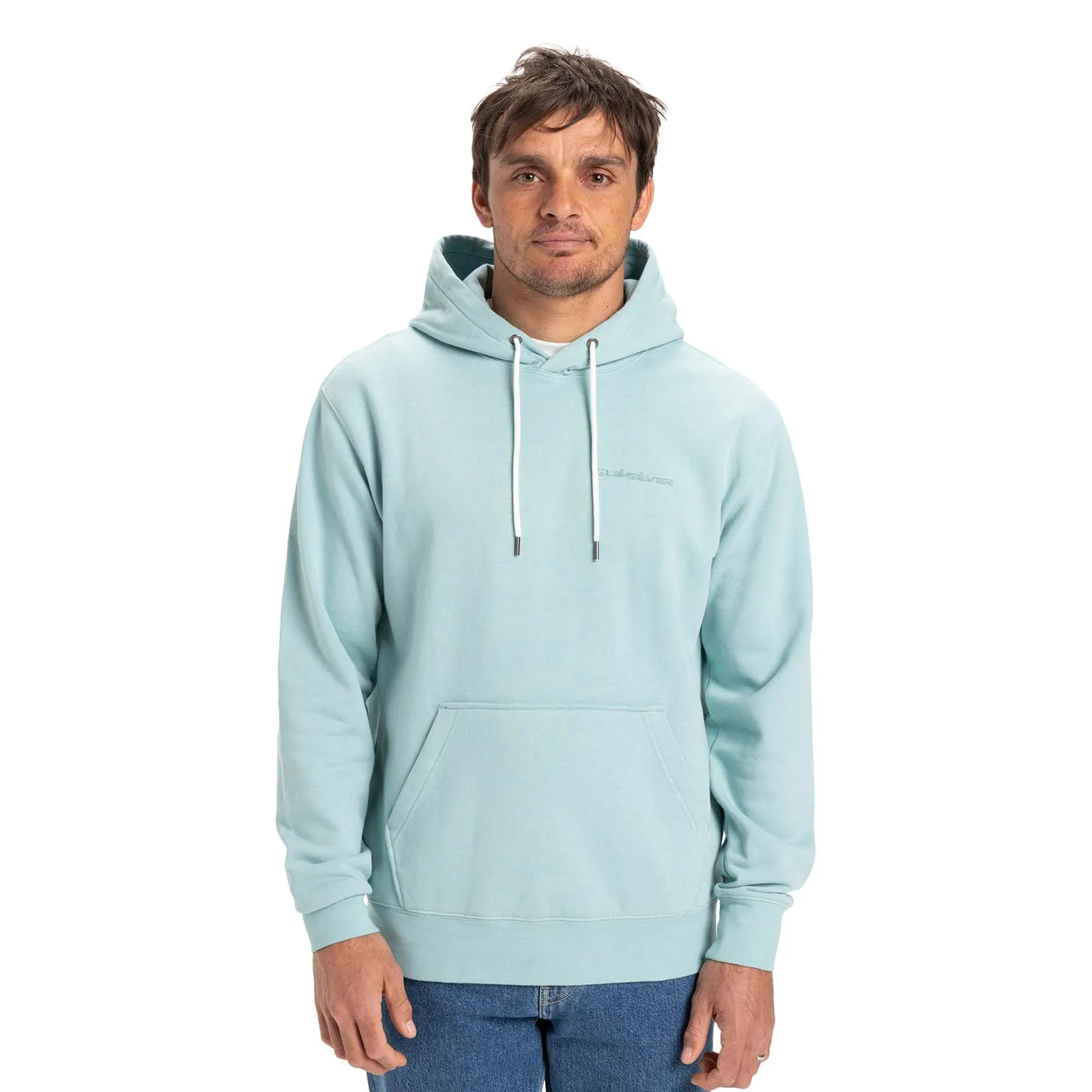 Striped Quiksilver Mens Salt Water Hood Hoodie
