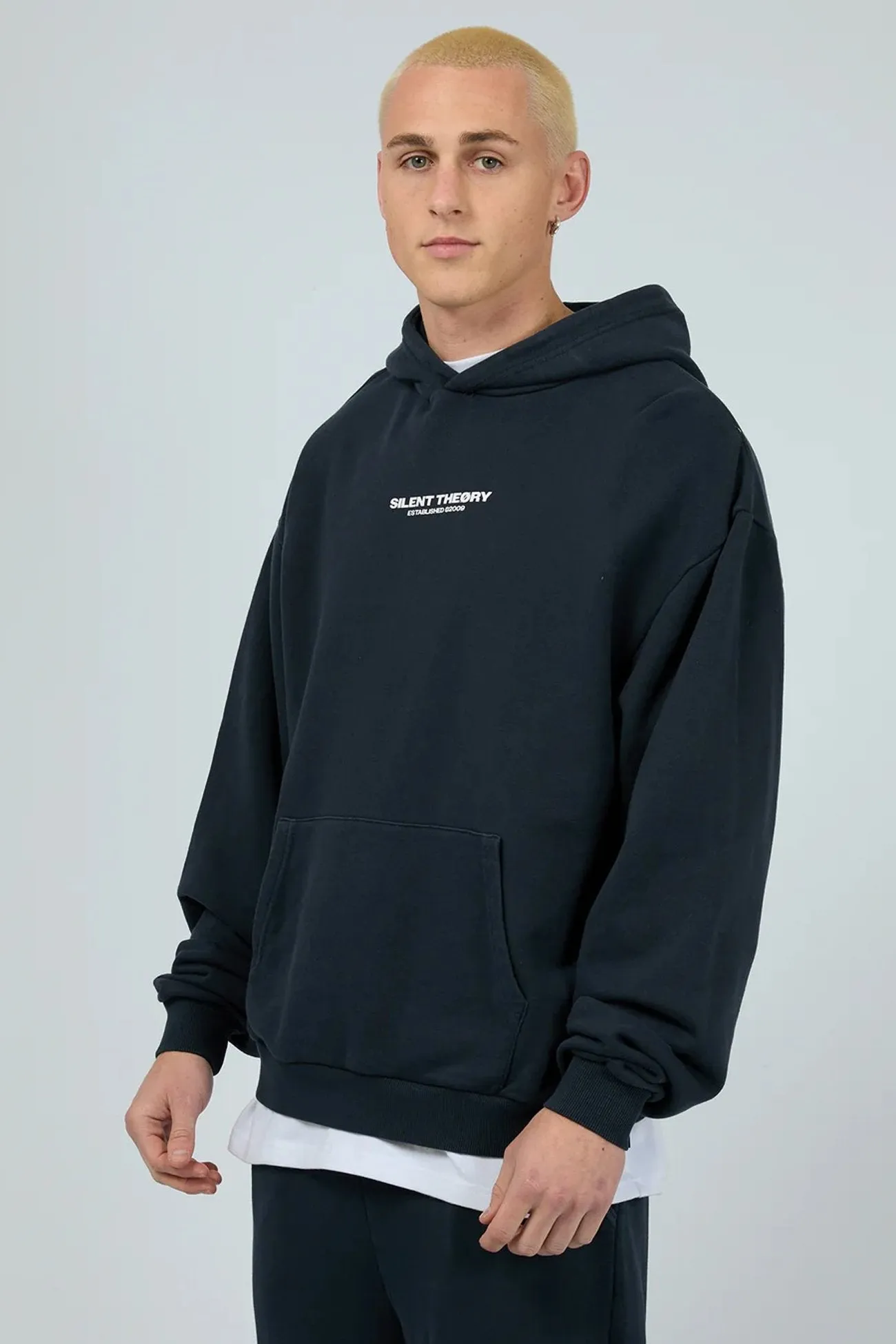 Essential Theory Hoodie Navy Stylish Hoodie