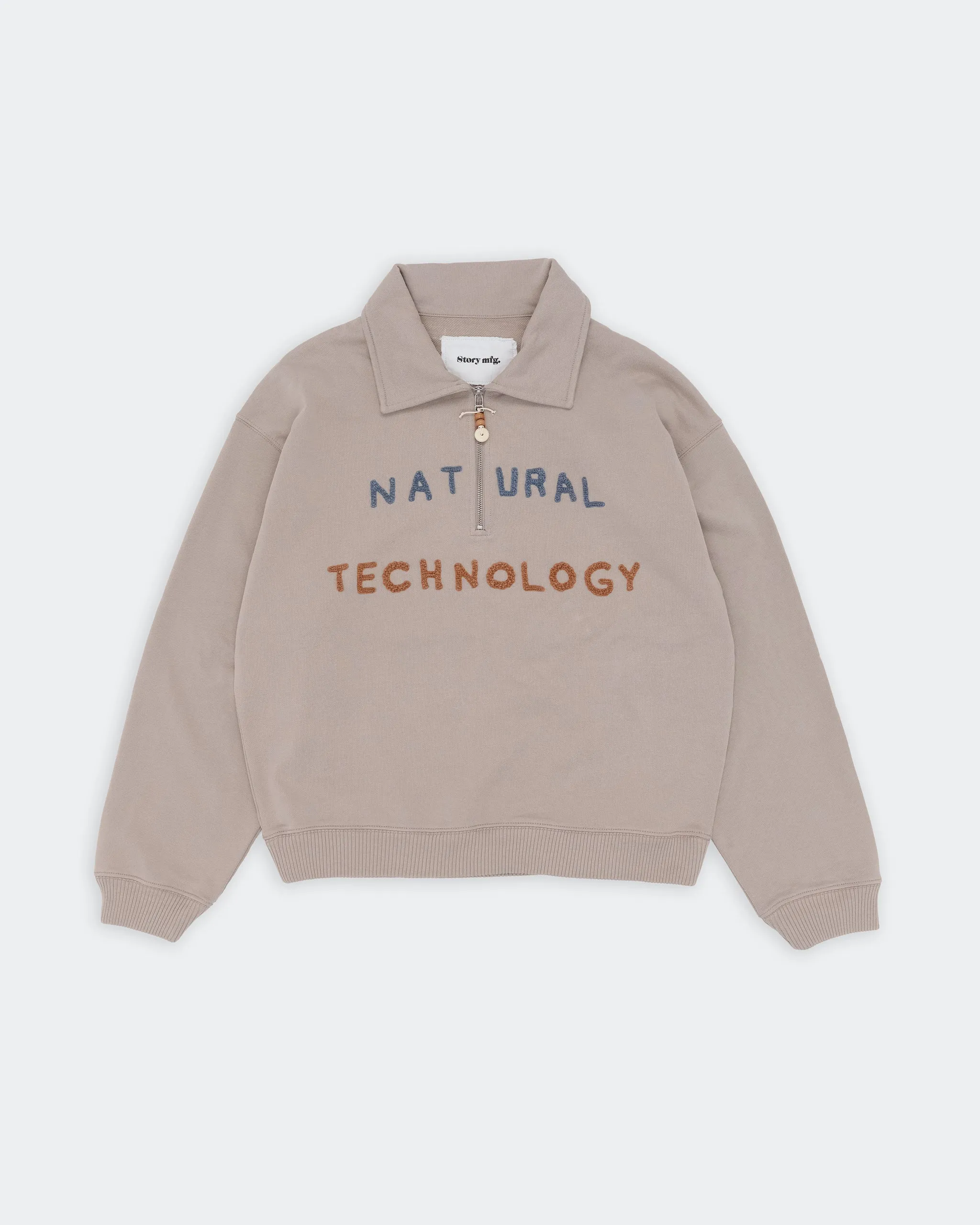 Comfy Vibe Geo Pullover - Soft Grey