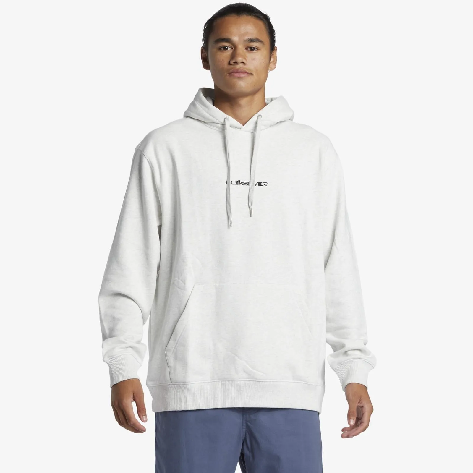 Quiksilver Mens DNA Omni Logo Pullover Hoodie Fleece Shrink resistant