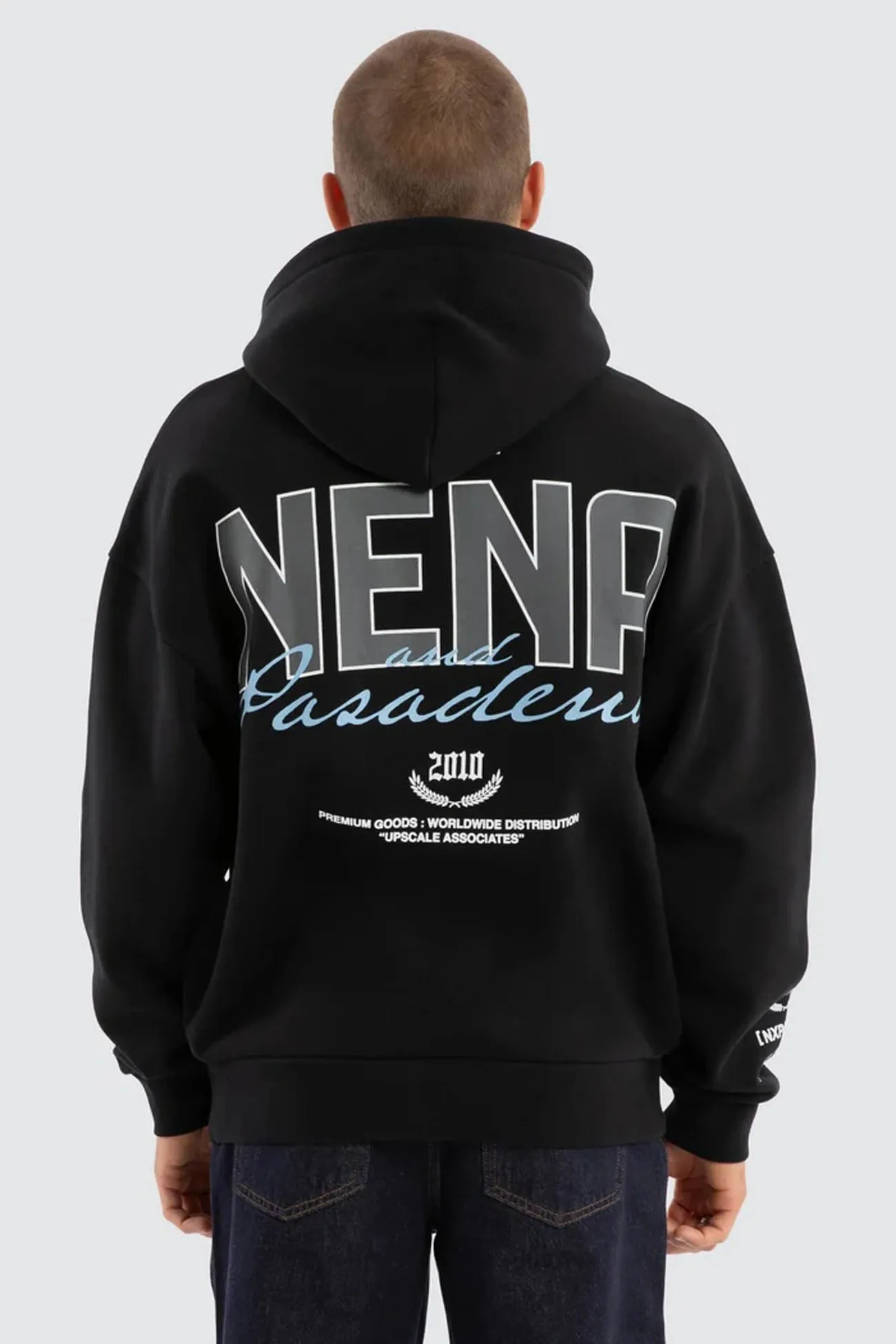 Bright Colors Tailored Fit Contained Relaxed Hoodie Anthracite Black