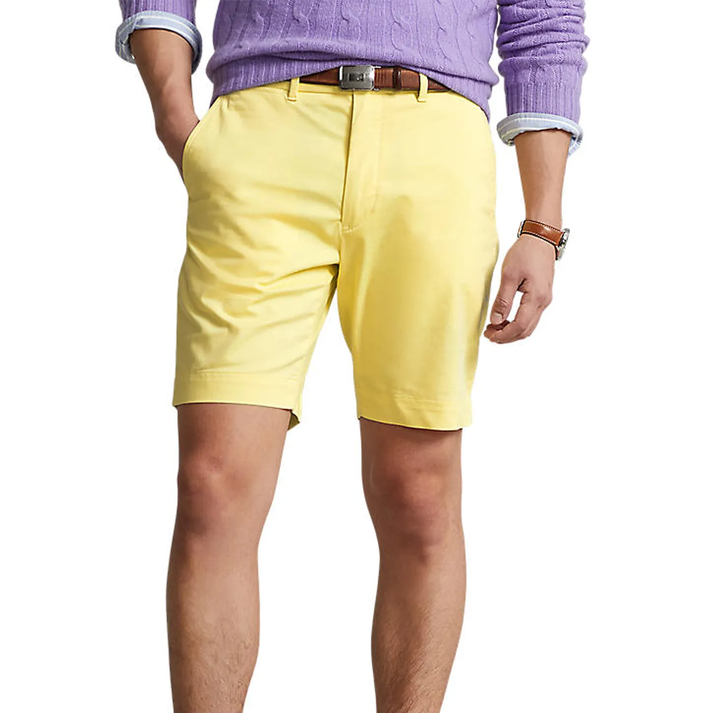 Polo Golf Ralph Lauren Tailored Fit Performance Short - Bristrol Yellow Ergonomic Panel Design