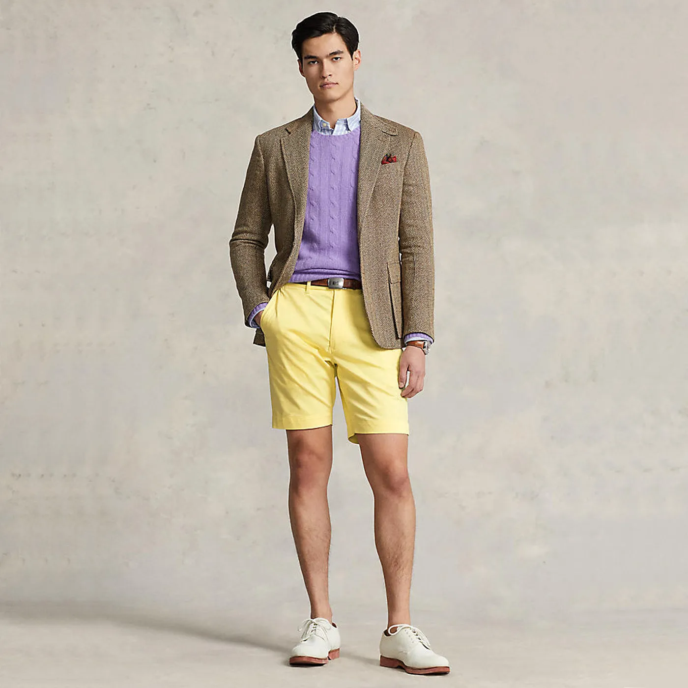 Polo Golf Ralph Lauren Tailored Fit Performance Short - Bristrol Yellow Sport Layer Slimming Effect