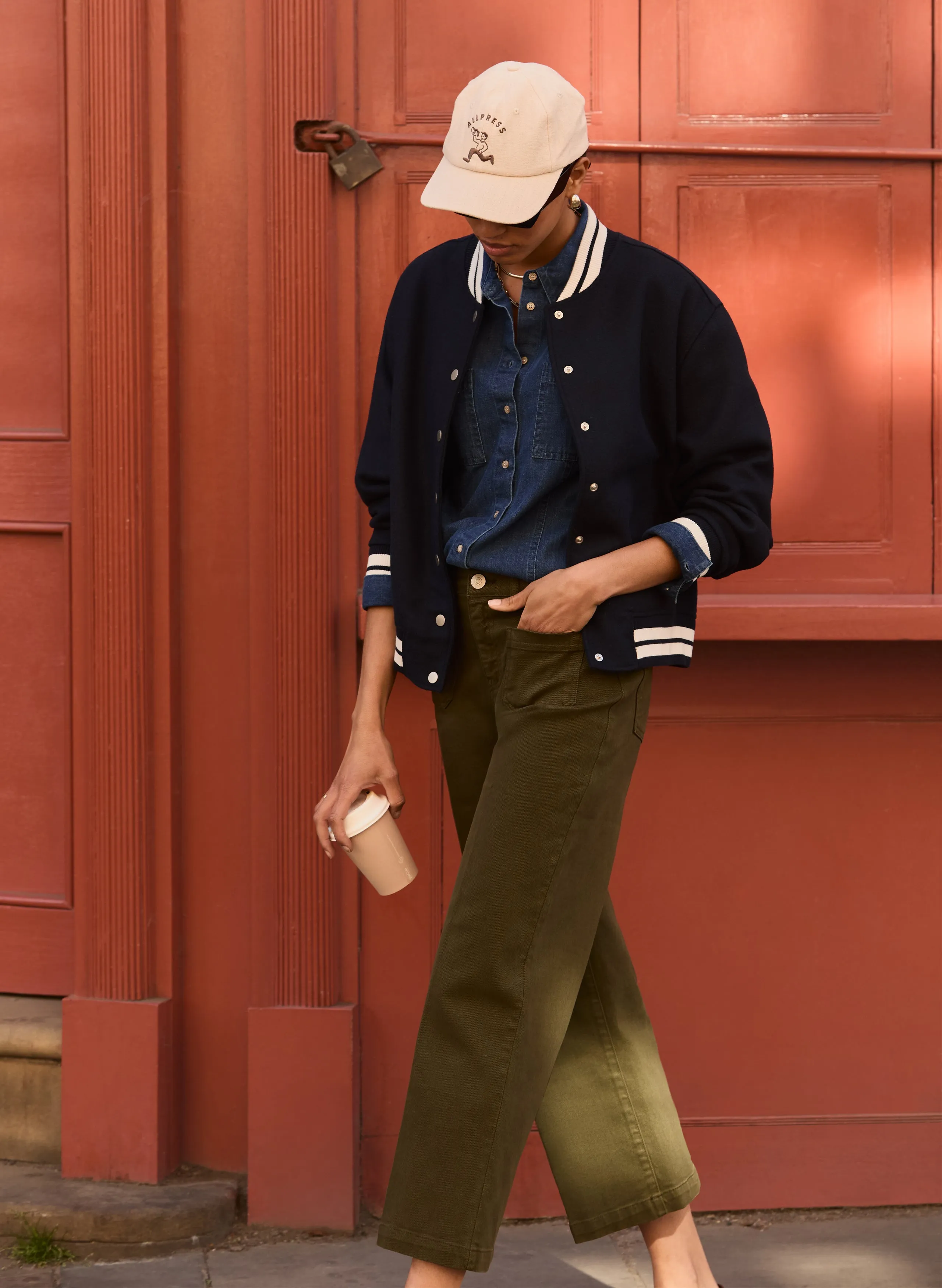 Jena Organic Cotton Stretch Wide Crop Jeans Smooth Minimalist All Fit Use