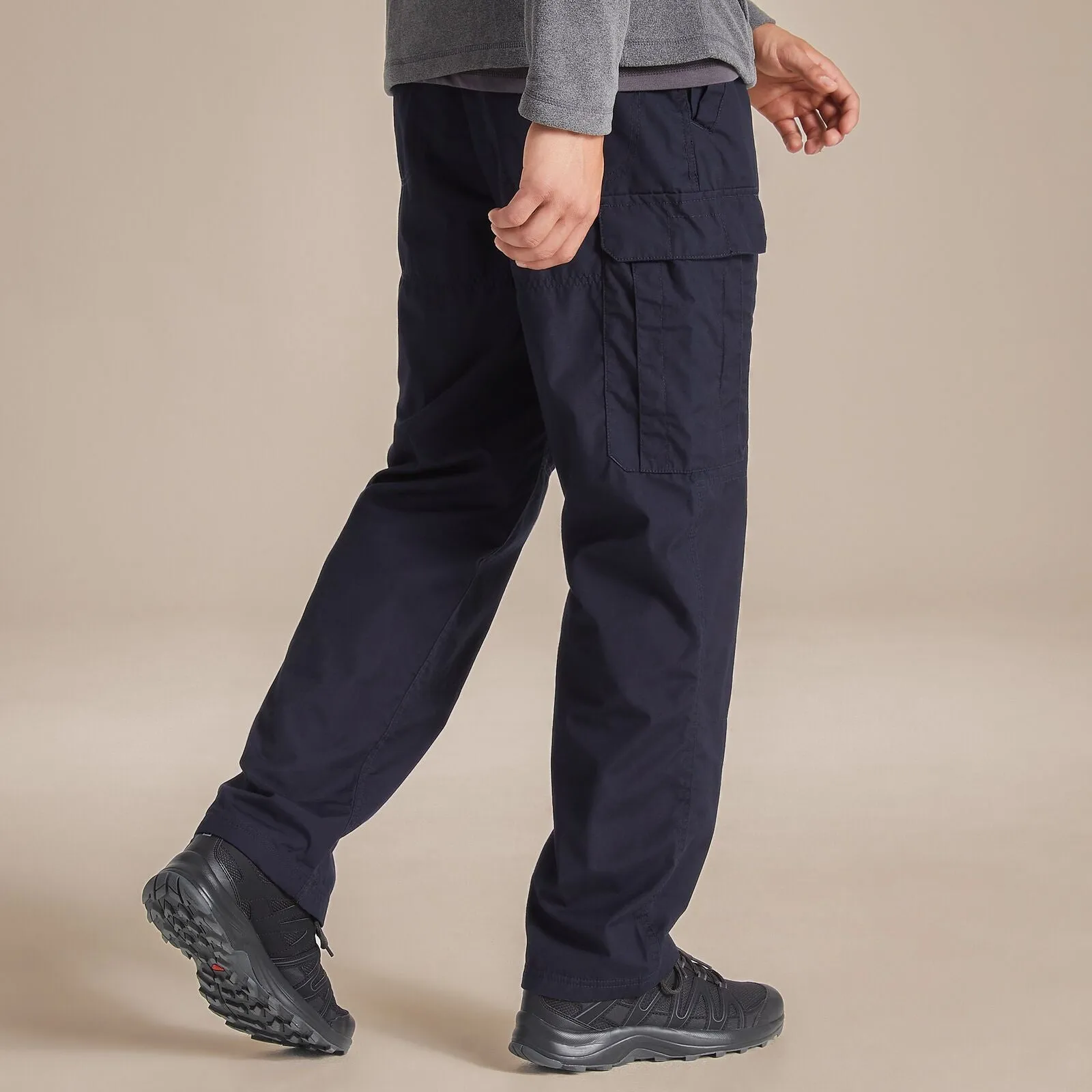 Adjustable loop Relaxed Fit Craghoppers Mens Kiwi Winter Lined Walking Trousers